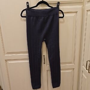 Nautica Gray Cable Knit Leggings Size Large/ Extra Large/